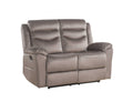 Loveseats Vintage Loveseat - 37" X 57" X 42" Velvet Upholstery Metal Reclining Mechanism Loveseat (Motion) HomeRoots