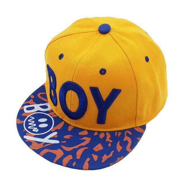 LOVINGSHA New Spring Summer Baby 3D Letter BOY cap boy Adjustable Baseball Cap 3-8 Years Kids Snapback Hip-Hop Hats Sun Hat C-12-Orange-China-JadeMoghul Inc.