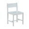 Low Rise Wooden Side Chair In White Finish-Accent Chairs-White-Wood-JadeMoghul Inc.