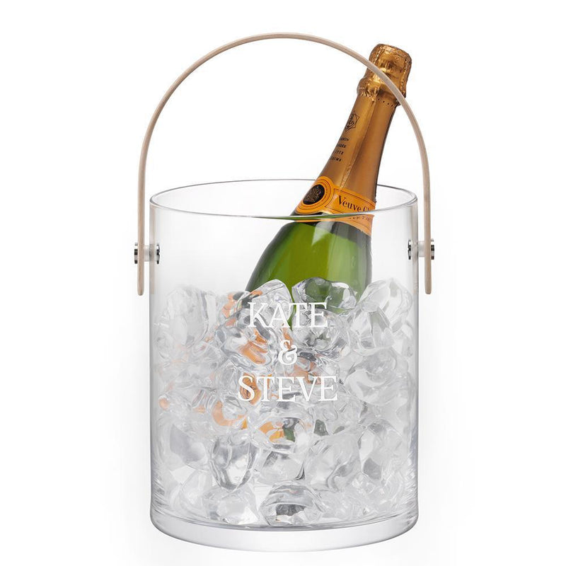 LSA Personalized Home Decor Ash Handle Ice Bucket