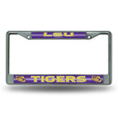 Audi License Plate Frame LSU Bling Chrome Frame