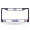 Lexus License Plate Frame LSU Purple Colored Chrome Frame