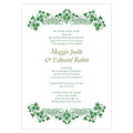 Luck Of The Irish Invitation Plum (Pack of 1)-Invitations & Stationery Essentials-Classical Green-JadeMoghul Inc.