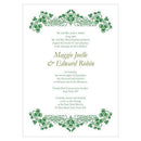 Luck Of The Irish Invitation Plum (Pack of 1)-Invitations & Stationery Essentials-Classical Green-JadeMoghul Inc.