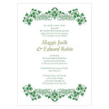 Luck Of The Irish Invitation Plum (Pack of 1)-Invitations & Stationery Essentials-Peacock Green-JadeMoghul Inc.