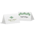 Luck Of The Irish Place Card With Fold Plum (Pack of 1)-Table Planning Accessories-Classical Green-JadeMoghul Inc.