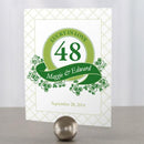 Luck Of The Irish Table Number Numbers 1-12 Willow Green (Pack of 12)-Table Planning Accessories-Classical Green-13-24-JadeMoghul Inc.