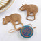 Lucky Golden Elephant Bottle Opener-Wedding Reception Accessories-JadeMoghul Inc.