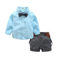 [Lucky& Lucky] new style newborn baby gentlemen boy 3pcs/set clothing set shirt+vest+casual pants quality baby clothes-tz1010-3M-JadeMoghul Inc.