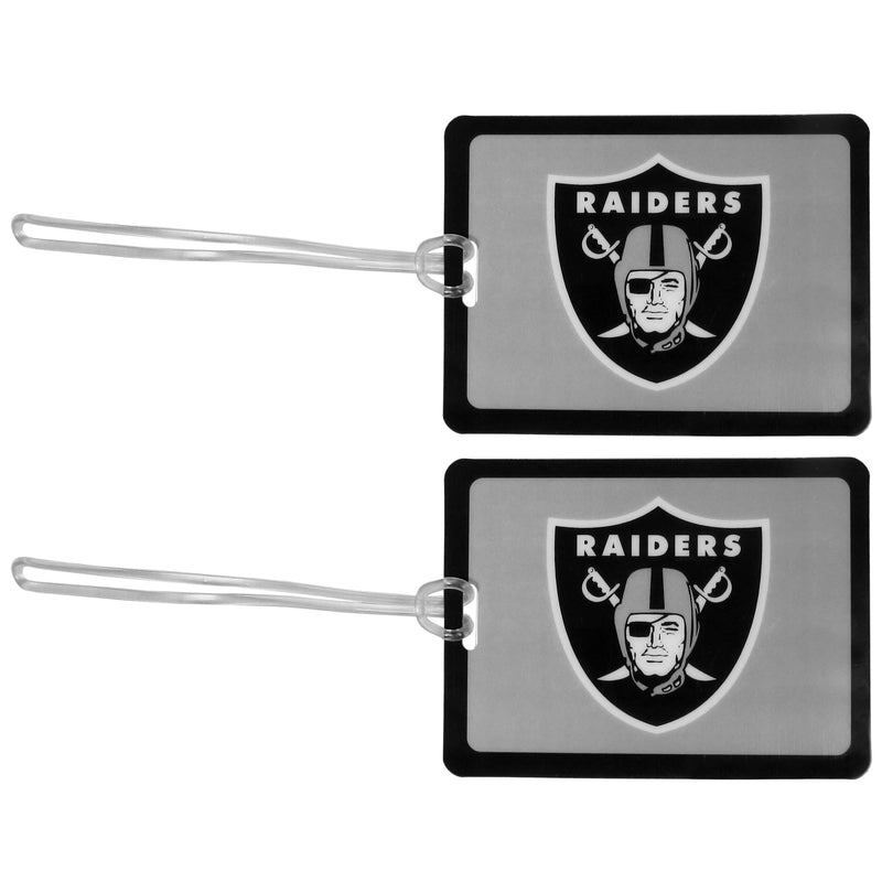 Luggage Accessories Oakland Raiders Vinyl Luggage Tag, 2pk SSK-Sports