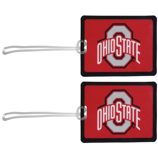 Luggage Accessories Ohio St. Buckeyes Vinyl Luggage Tag, 2pk SSK-Sports