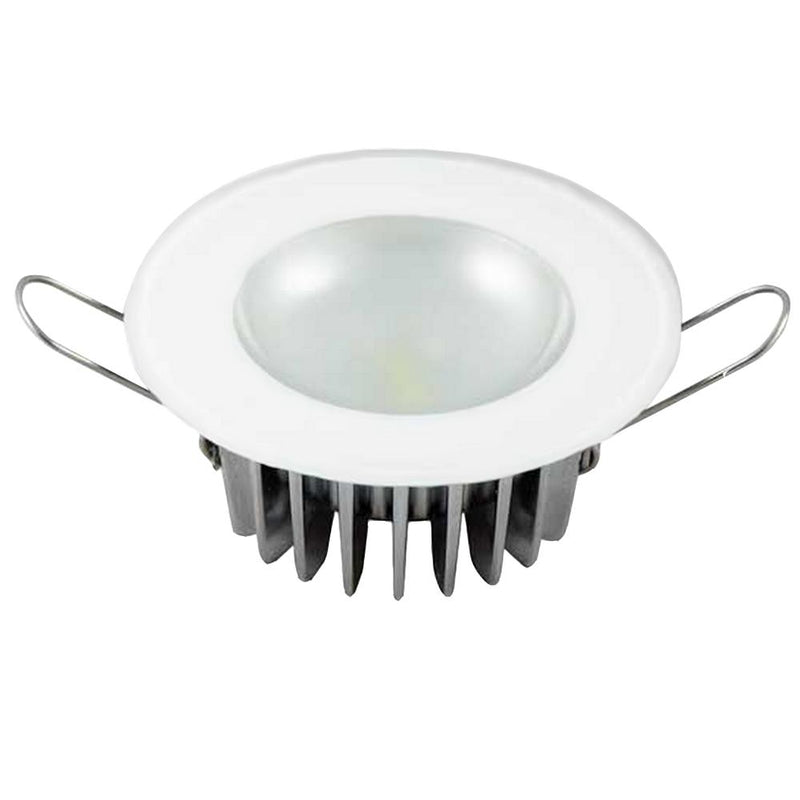 Lumitec Mirage - Flush Mount Down Light - Glass Finish-No Bezel - 4-Color Red-Blue-Purple Non Dimming w-White Dimming [113190]-Dome/Down Lights-JadeMoghul Inc.