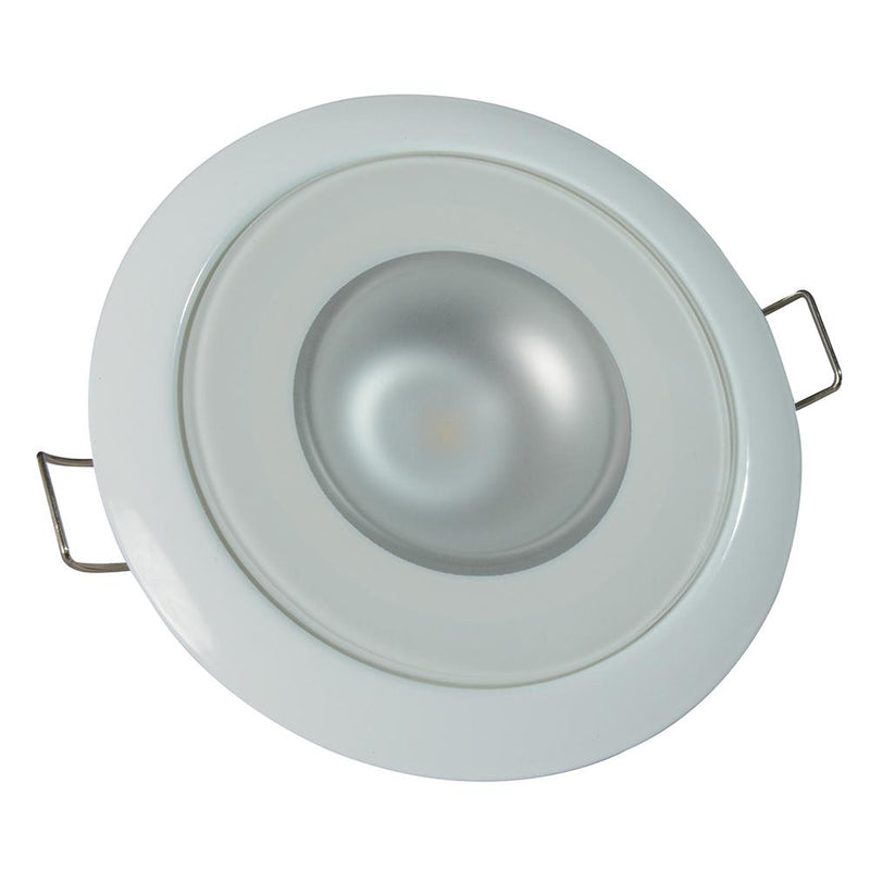 Lumitec Mirage - Flush Mount Down Light - Glass Finish-White Bezel - White Non-Dimming [113123]-Dome/Down Lights-JadeMoghul Inc.