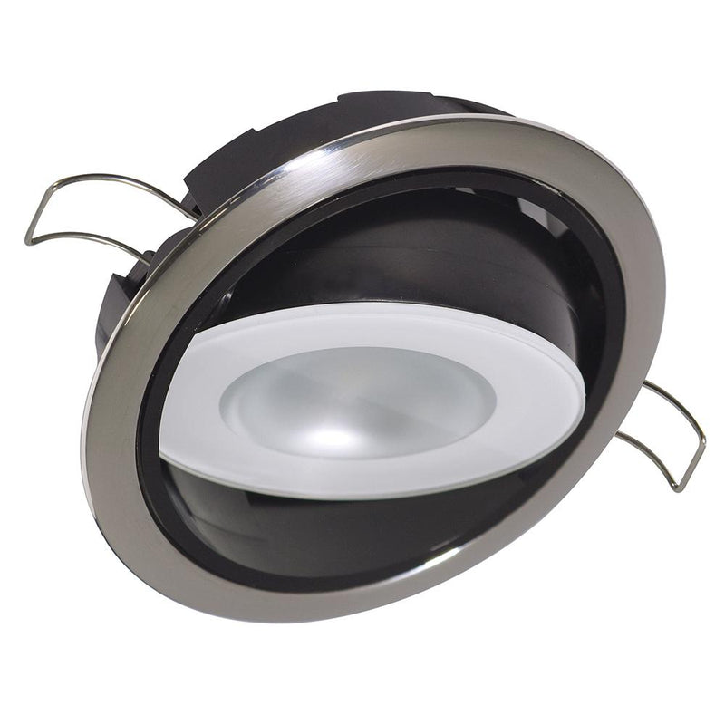 Lumitec Mirage Positionable Down Light - Warm White Dimming - Hi CRI - Polished Bezel [115119]-Dome/Down Lights-JadeMoghul Inc.