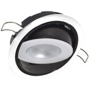 Lumitec Mirage Positionable Down Light - White Dimming - White Bezel [115123]-Dome/Down Lights-JadeMoghul Inc.