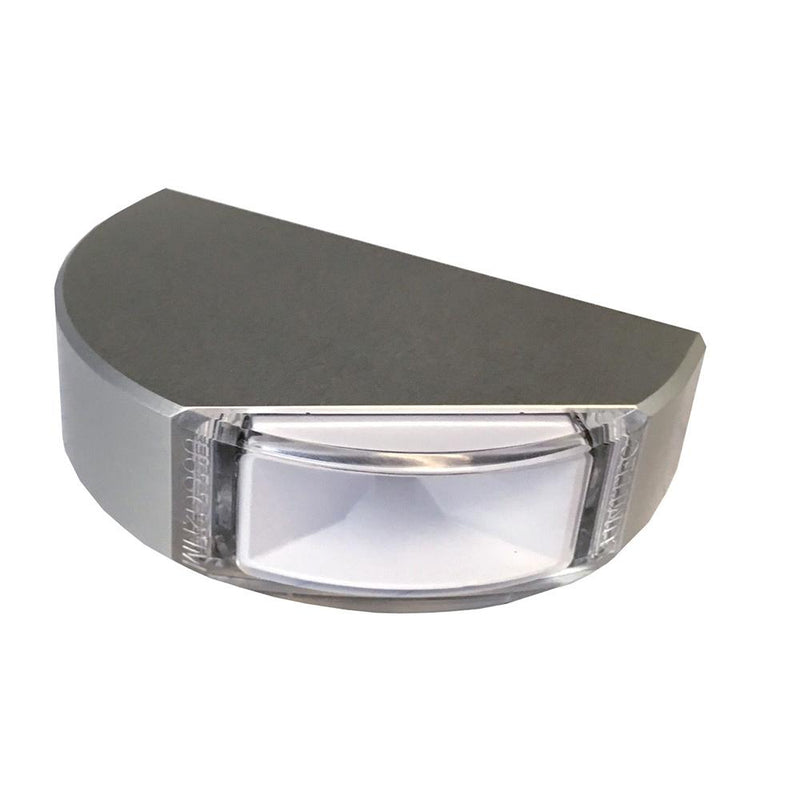 Lumitec Surface Mount Navigation Light - Classic Aluminum - Port Red [101577]-Navigation Lights-JadeMoghul Inc.