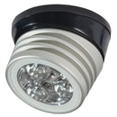Lumitec Zephyr LED Spreader-Deck Light -Brushed, Black Base - White Non-Dimming [101326]-Flood/Spreader Lights-JadeMoghul Inc.