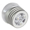 Lumitec Zephyr LED Spreader-Deck Light - Brushed White Base - White Non-Dimming [101325]-Flood/Spreader Lights-JadeMoghul Inc.