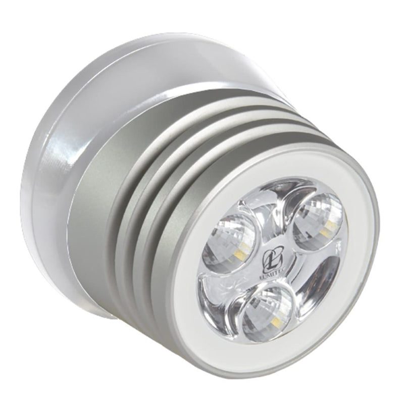 Lumitec Zephyr LED Spreader-Deck Light - Brushed White Base - White Non-Dimming [101325]-Flood/Spreader Lights-JadeMoghul Inc.