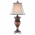 Luna Drachen Table Lamp, Set Of 2, Brown-Table Lamps-Brown-Wood-JadeMoghul Inc.