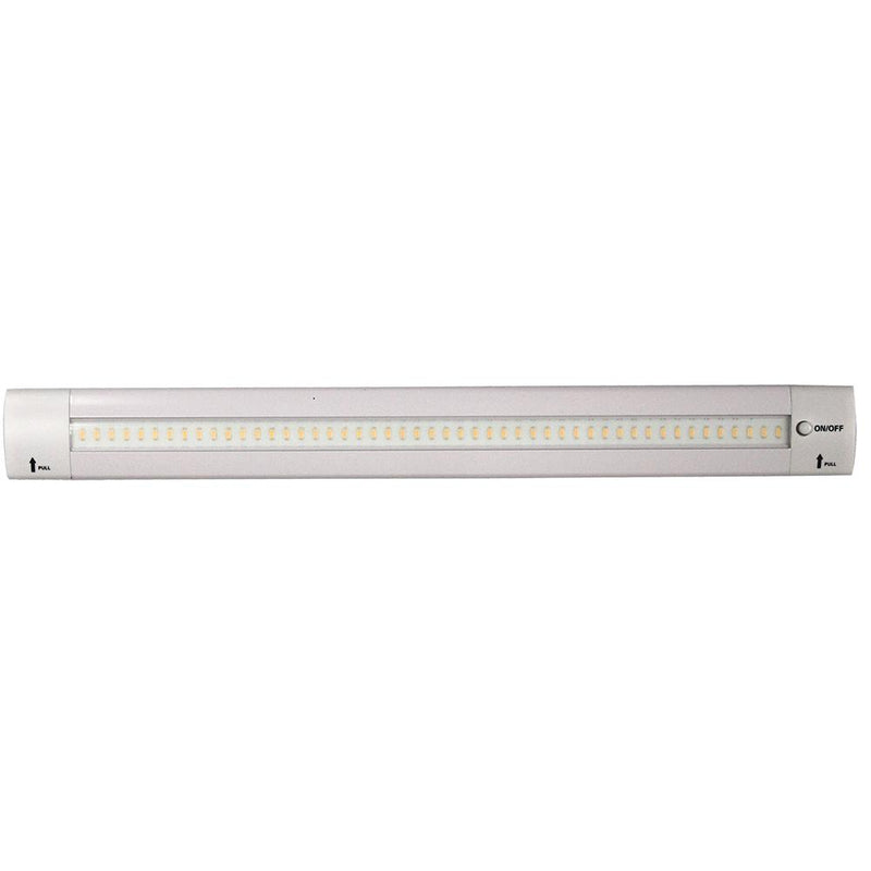 Lunasea 12" Adjustable Angle LED Light Bar - w-Push Button Switch - 12VDC - Warm White [LLB-32KW-01-M0]-Interior / Courtesy Light-JadeMoghul Inc.