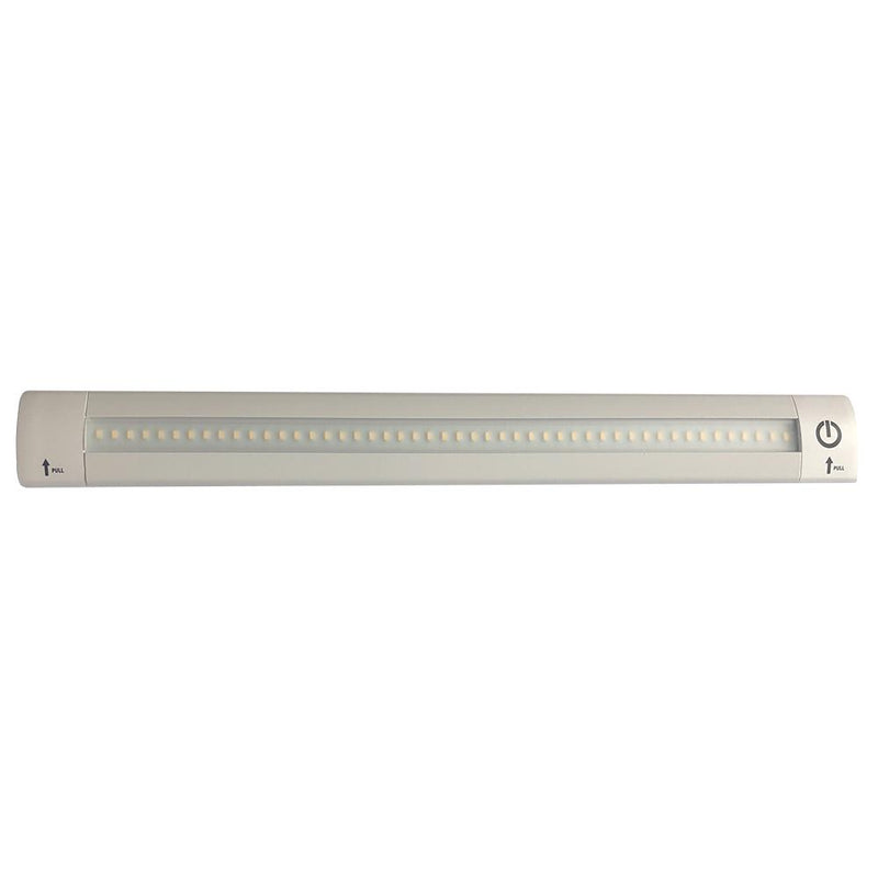 Lunasea LED Light Bar - Built-In Dimmer, Adjustable Linear Angle, 12" Length, 24VDC - Warm White [LLB-32KW-11-00]-Interior / Courtesy Light-JadeMoghul Inc.