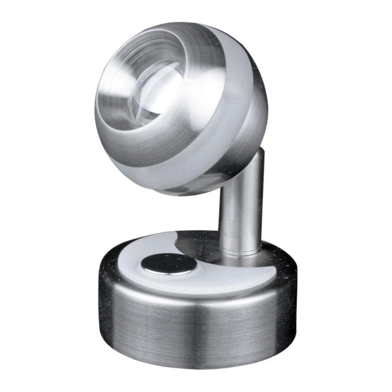 Lunasea Wall Mount LED Light w-Clear Ring & Touch Dimming - Warm White-Brushed Nickel Finish [LLB-33RW-81-OT]-Interior / Courtesy Light-JadeMoghul Inc.
