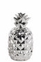 Lustrous Pineapple Figurine- Small- Silver- Benzara-Decorative Accessories-Silver-Ceramic-JadeMoghul Inc.