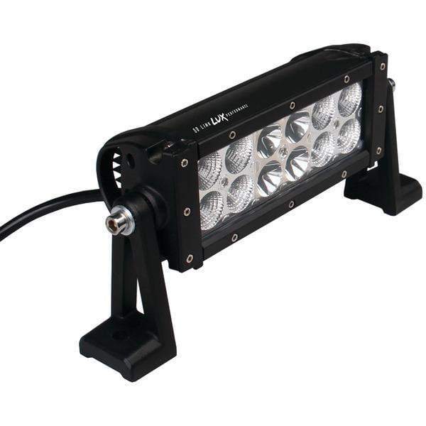 Lux Performance Straight LED Light Bar with Combo Spot/Flood Light Pattern (8", 12 LEDs, 1,850 Lumens)-LED Lights & Parts-JadeMoghul Inc.