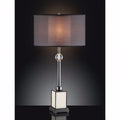 Luxurious Contemporary Table Lamp-Table & Desk Lamp-Black Chrome-Metal-JadeMoghul Inc.