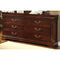Luxurious English Style Wooden Dresser, Cherry Brown-Dressers-Brown-Wood-JadeMoghul Inc.