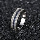 luxury 925 sterling silver wedding band eternity ring for women big gift for ladies love wholesale lots bulk jewelry R4577 AExp