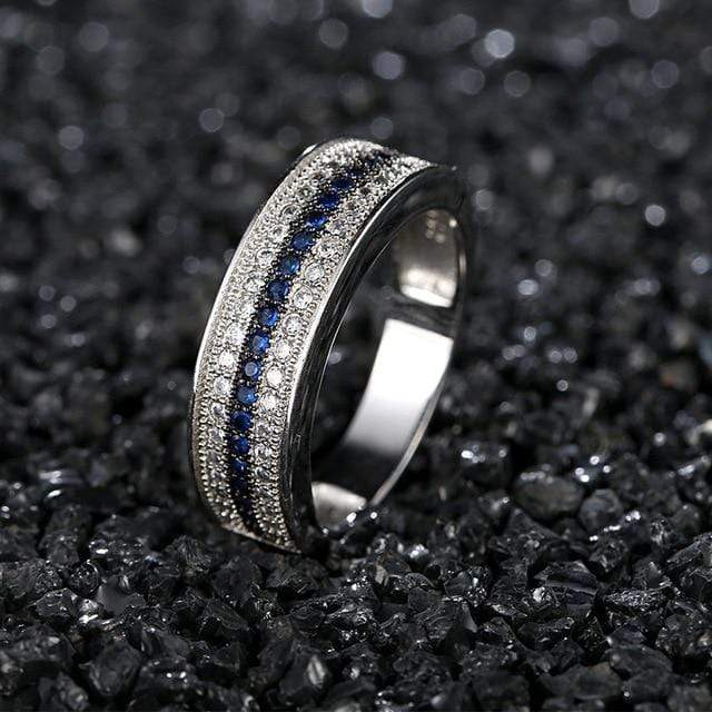 luxury 925 sterling silver wedding band eternity ring for women big gift for ladies love wholesale lots bulk jewelry R4577 AExp