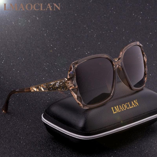 Luxury Brand Design HD Polarized Sunglasses Women Oversized Square Gradient Sun Glasses-C02-JadeMoghul Inc.