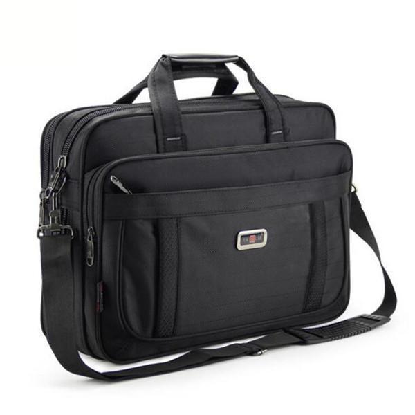 Luxury Fashion Business Briefcase / 15 Inch Laptop Bag / Large Capacity Bag--JadeMoghul Inc.