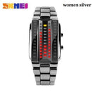 Luxury Lovers' Wristwatch For Men & Women-women silver-JadeMoghul Inc.