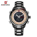 Luxury Men Military Sport Watch / Men Digital Quartz Wrist Watch-Black Yellow-JadeMoghul Inc.