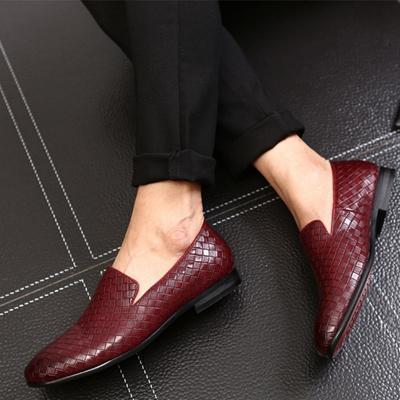 Luxury Moccasins / Leather Loafers / Italian Style Shoes-001 Red-6-JadeMoghul Inc.