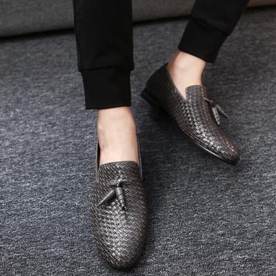 Luxury Moccasins / Leather Loafers / Italian Style Shoes-002 Gray-6-JadeMoghul Inc.