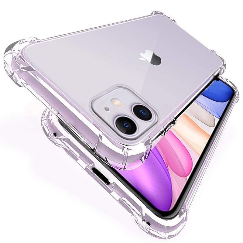 Luxury Shockproof Silicone Phone Case For iPhone 11 Pro X XR XS MAX 6 6s 7 8 Plus Case Covers Transparent Protection Back Cover AExp