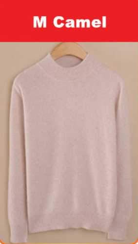 Luxury Soft Cashmere Feel Mock Neck Poullover-sapphire blue-S-JadeMoghul Inc.