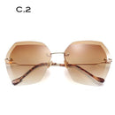 Luxury Sunglasses Women Designer Brand Fashion Rimless Sun Glasses-C.2-JadeMoghul Inc.