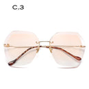 Luxury Sunglasses Women Designer Brand Fashion Rimless Sun Glasses-C.3-JadeMoghul Inc.