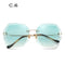 Luxury Sunglasses Women Designer Brand Fashion Rimless Sun Glasses-C.6-JadeMoghul Inc.