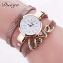 Luxury Thin Leather Bracelet Watch - Women Gold Quartz Wristwatch-Brown-JadeMoghul Inc.