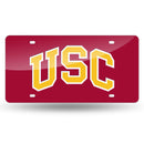 LZC Laser Cut Tag (Color Packaged) NCAA Southern Cal Laser (Red Mirror) RICO