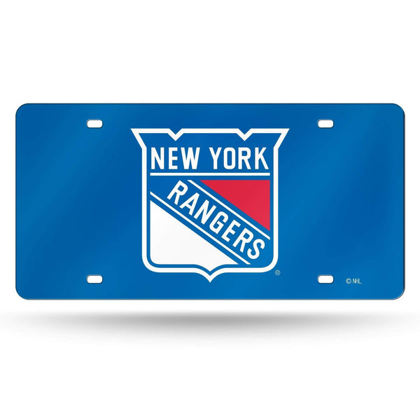 LZC Laser Cut Tag (Color Packaged) NHL NY Rangers Laser Tag RICO