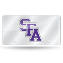 LZS Laser Cut Tag (Silver Packaged) NCAA Stephen F Austin Silver Laser Tag RICO