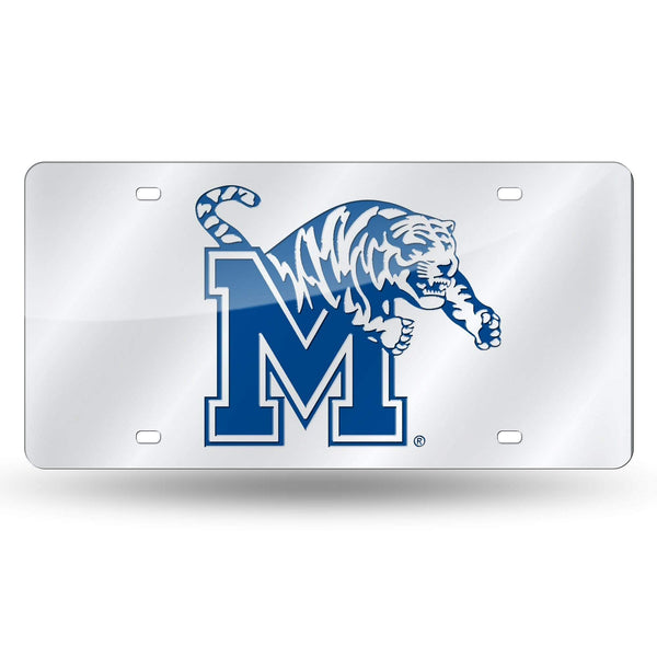 LZS Laser Cut Tag (Silver Packaged) NCAA University Of Memphis Laser Tag (Silver) RICO