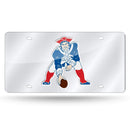 LZS Laser Cut Tag (Silver Packaged) NFL Patriots Afl Retro Silver Laser Tag RICO